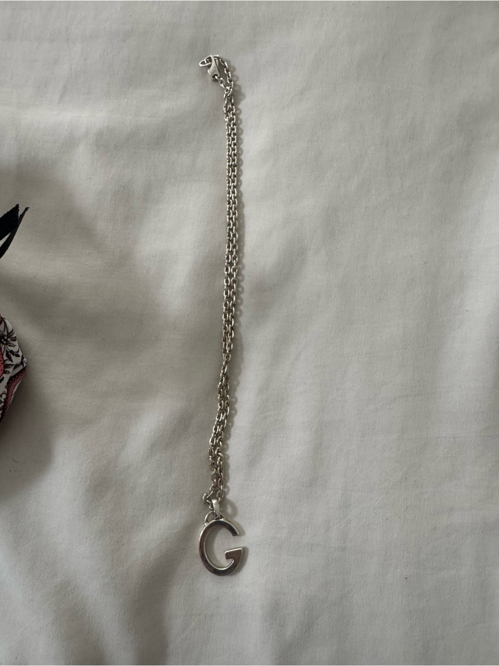 Silver 'G' Initial Pendant Necklace - Women's Jewelry